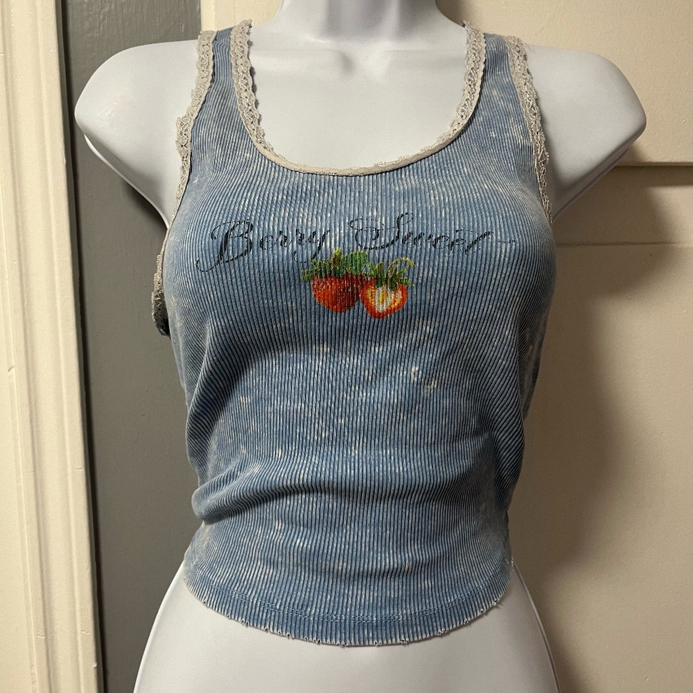 FULL TILT Berry Sweet Womens Tank Top - Picture 1 of 12